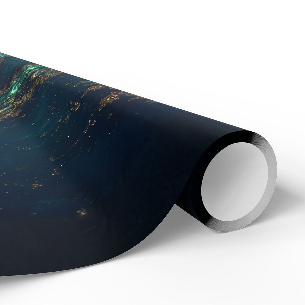 Copper Infinity - Peacock Wrapping Paper