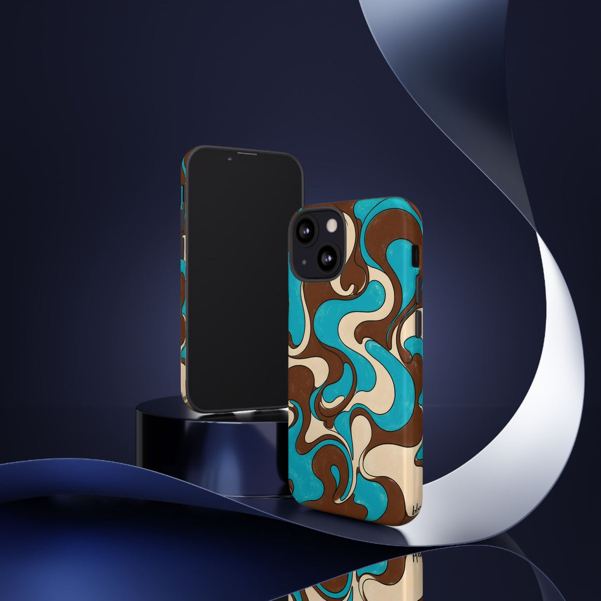 Fillmore Flow - Turquoise & Chocolate Phone Case