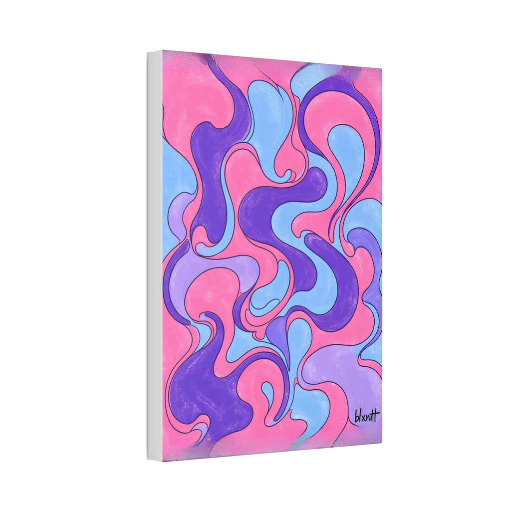 Fillmore Flow - Cotton Candy Glossy Canvas