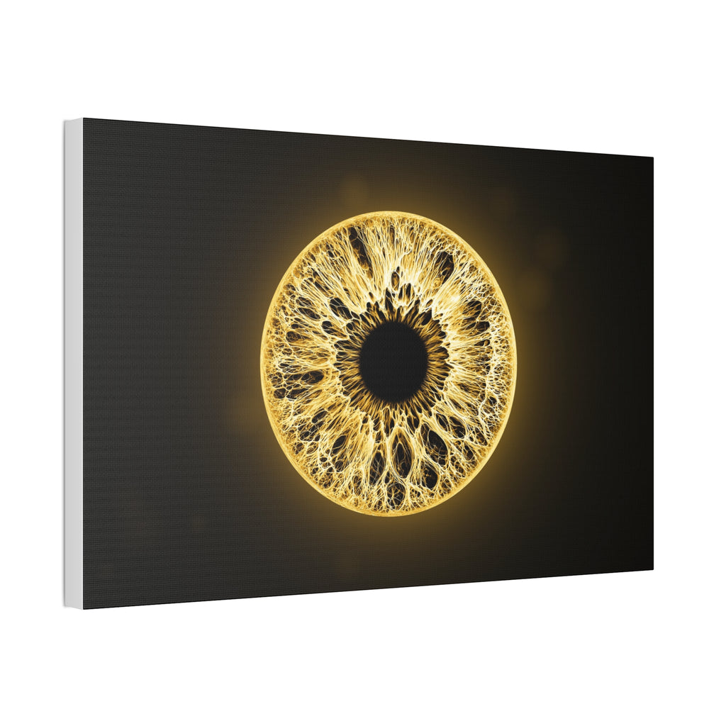 BLXNTT Iris – Lace Web Molten Gold Glossy Canvas