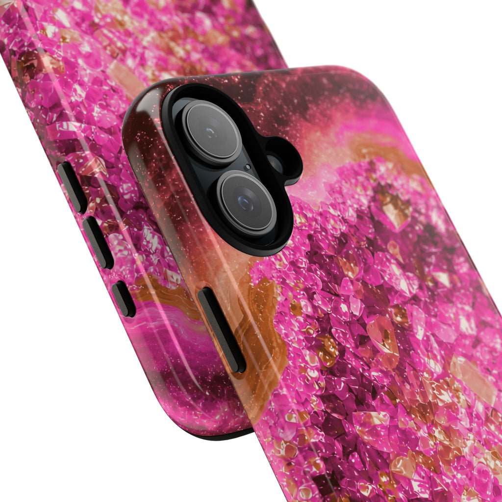 Geode Core - Terracotta Neon Phone Case