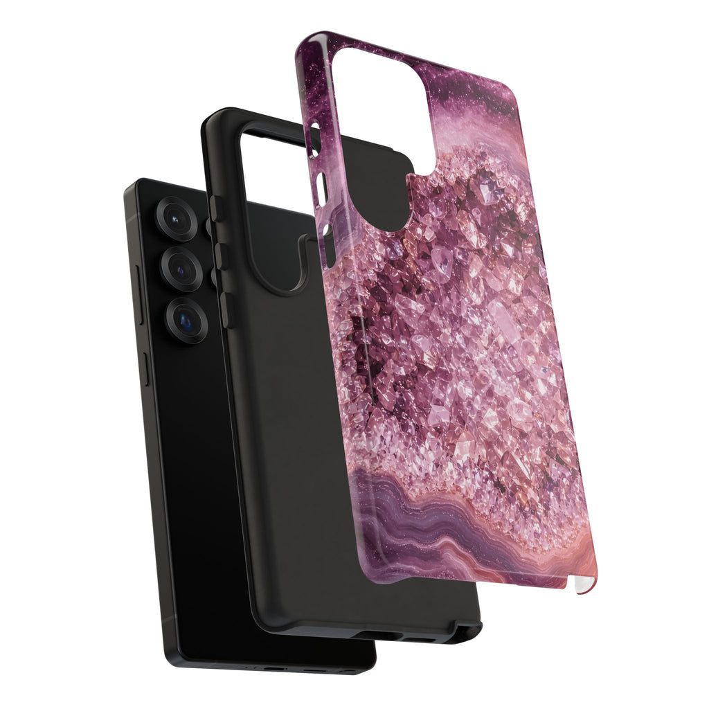 Geode Core - Rose Quartz Phone Case