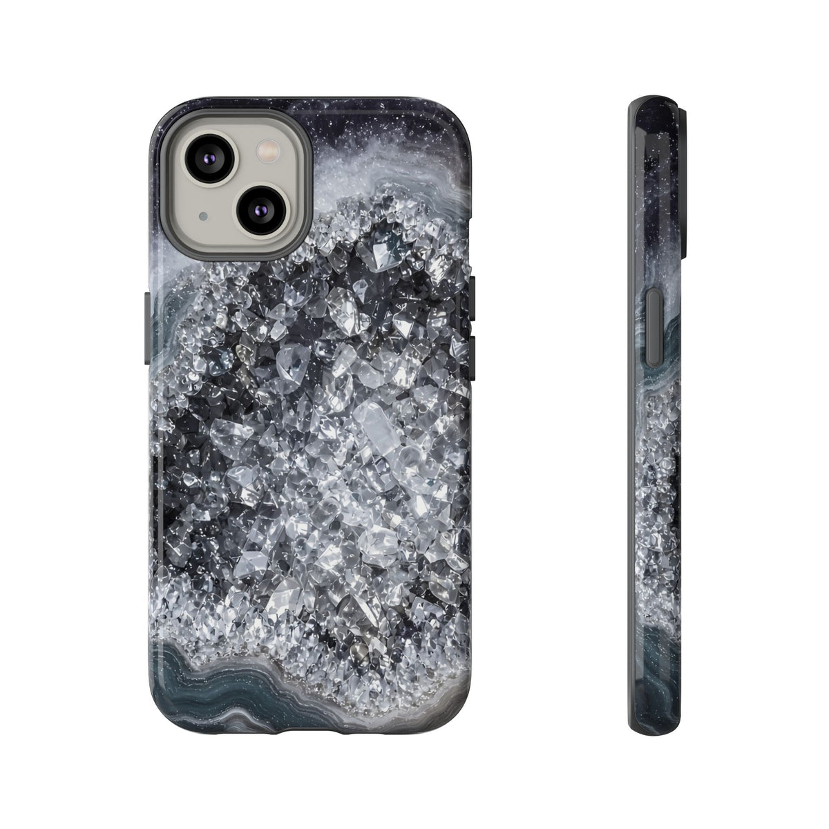 Geode Core - Silver Smoke Phone Case
