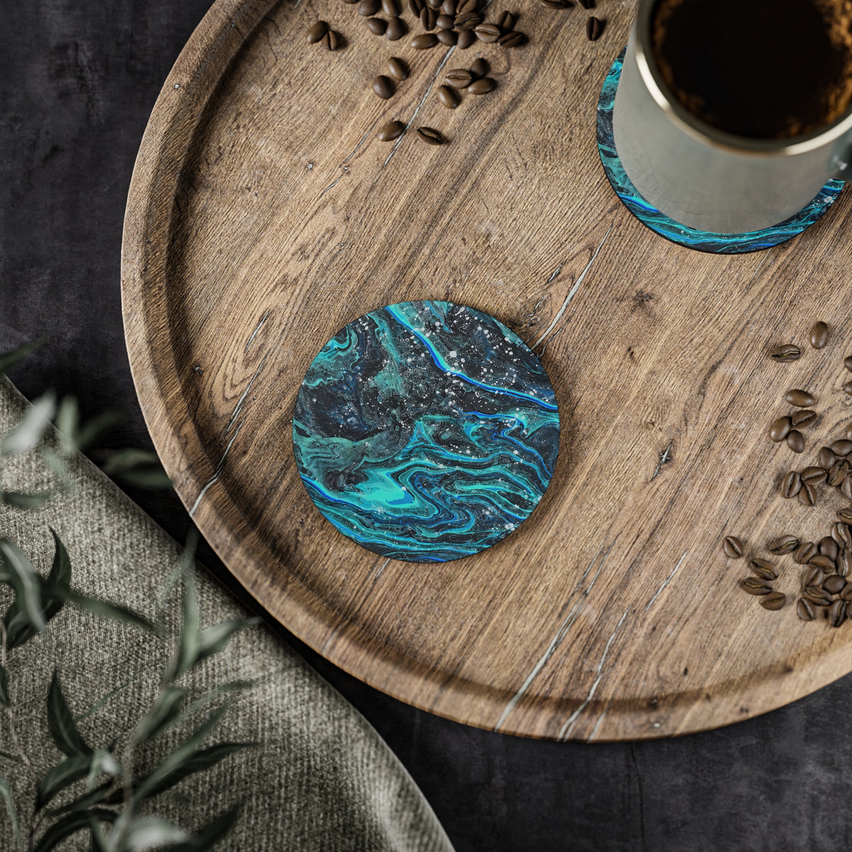 BLXNTT Deep Current Pour Coasters (Single or Set of 4)