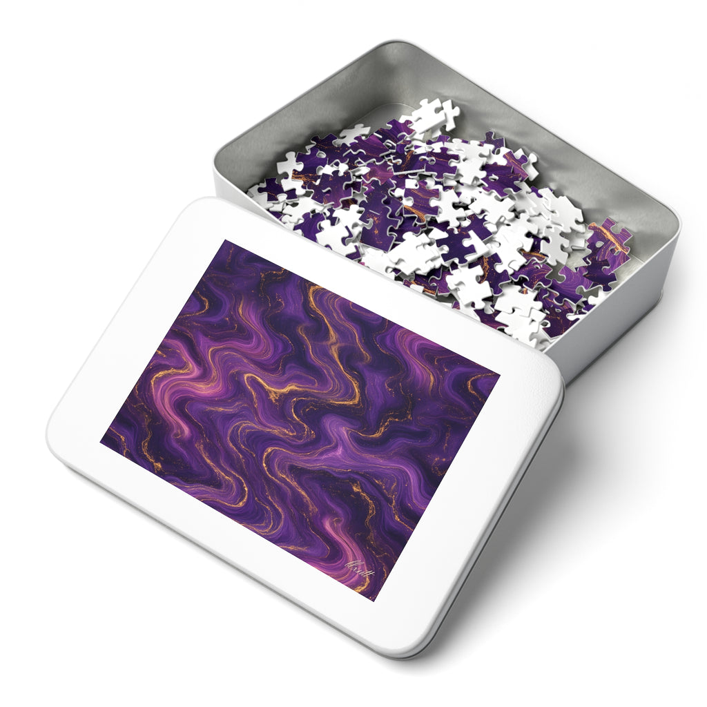 Royal Purple Marble Puzzle