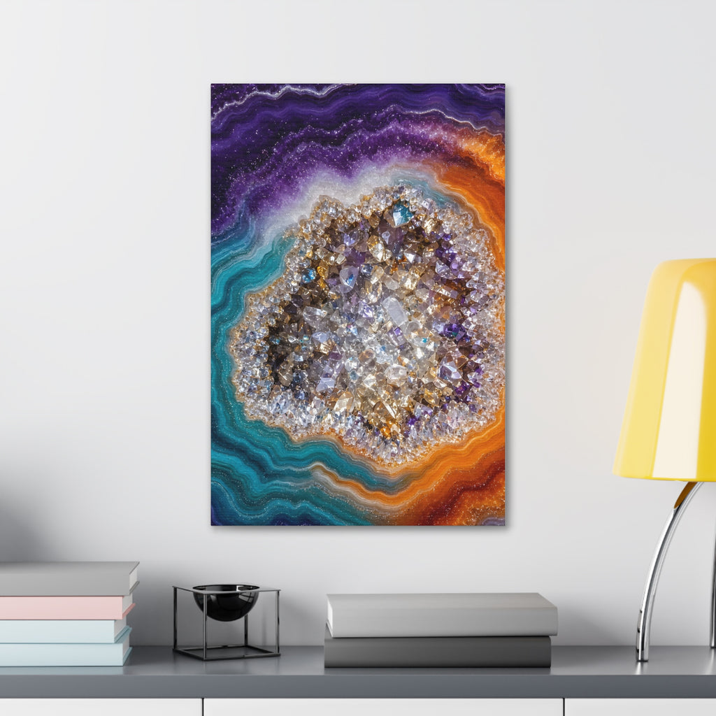 Geode Core - Original Core Glossy Canvas