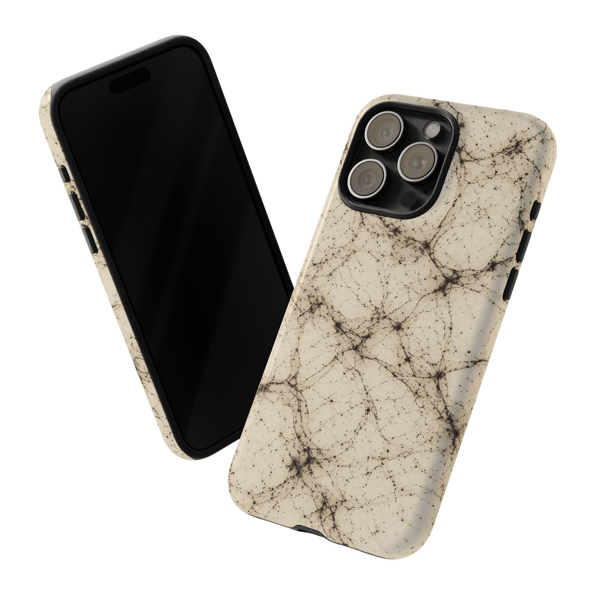 Neon Mycelium - Ink on Paper Phone Case