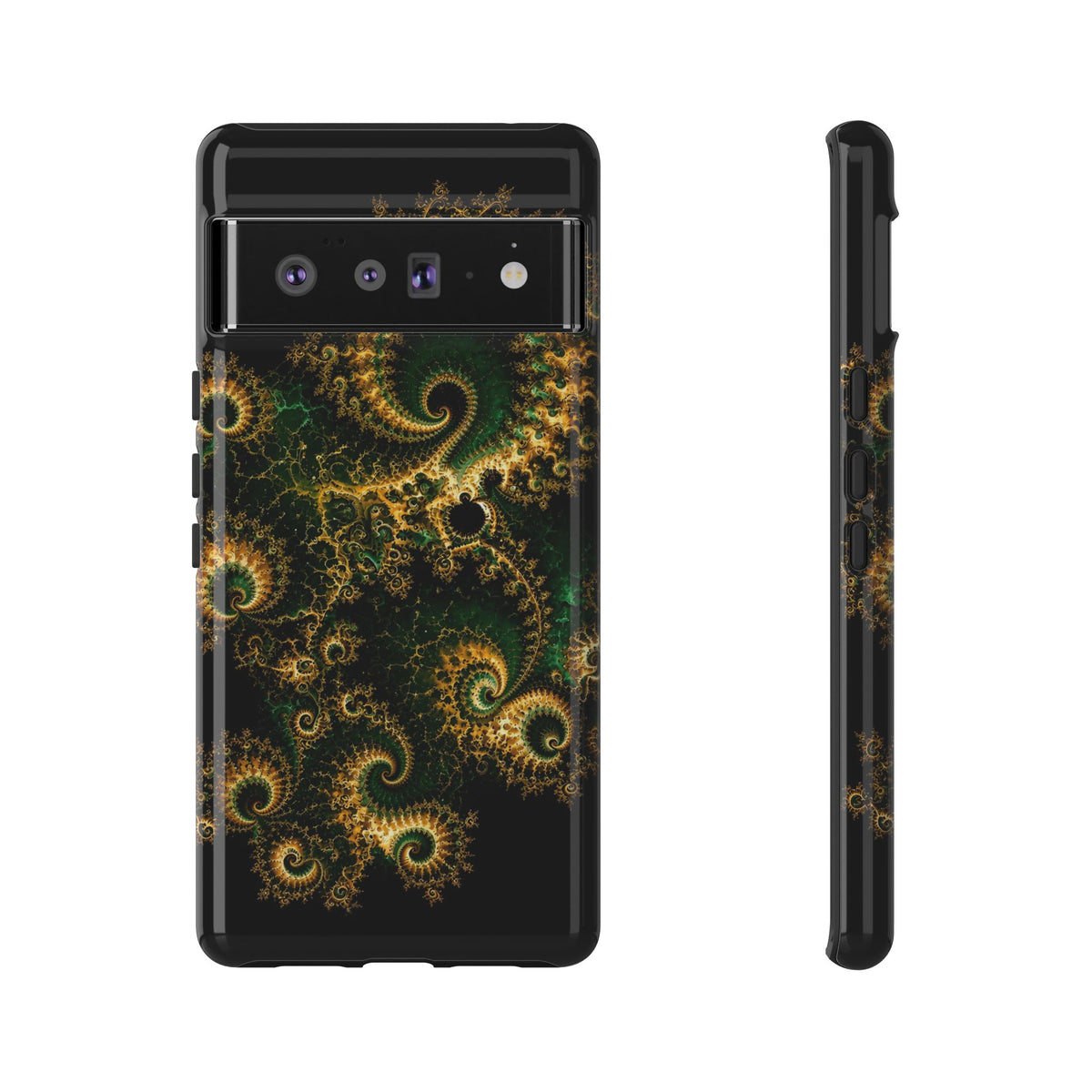 Copper Infinity - Emerald & Gold Phone Case
