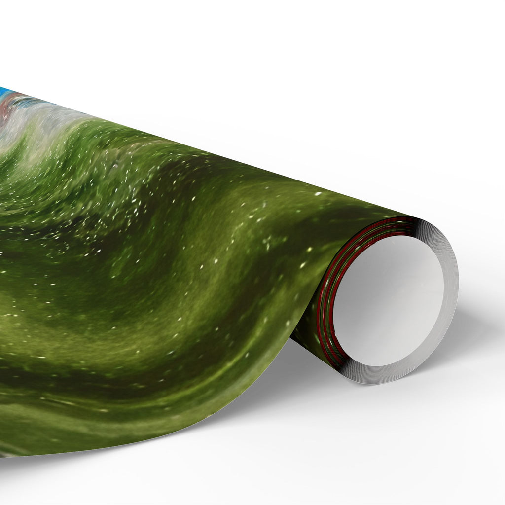 Geode Core - Lagoon Wrapping Paper