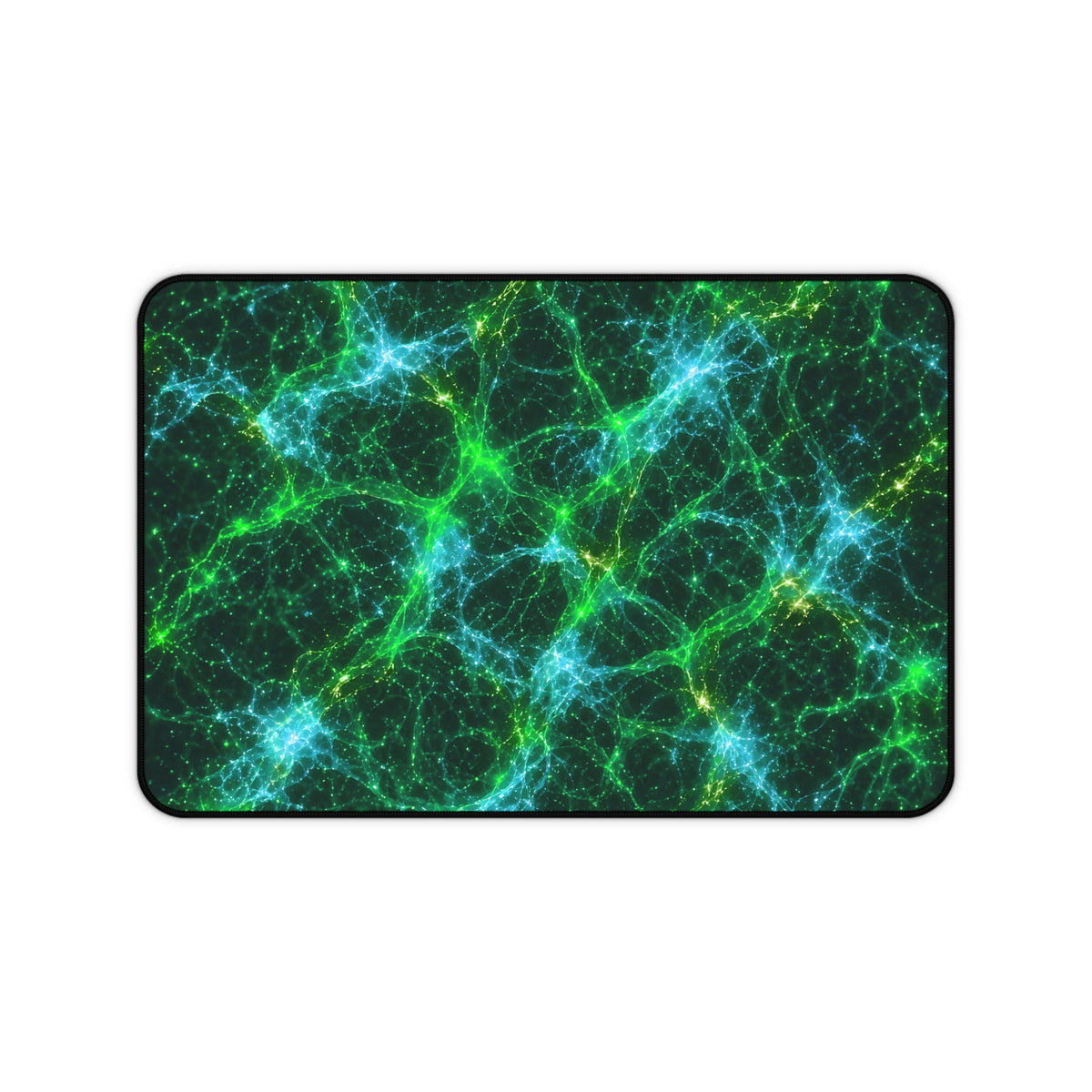 Neon Mycelium - Mermaid Desk Mat