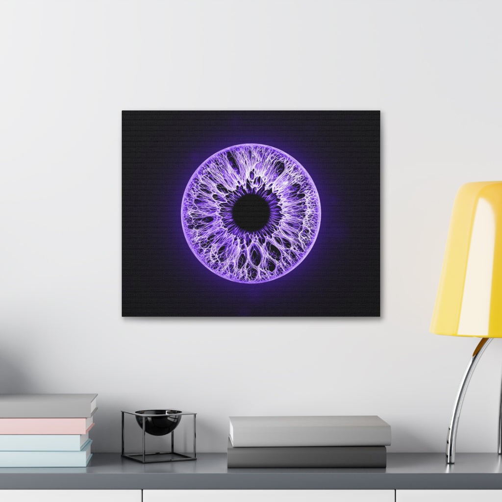 BLXNTT Iris – Lace Web Ultraviolet Glossy Canvas
