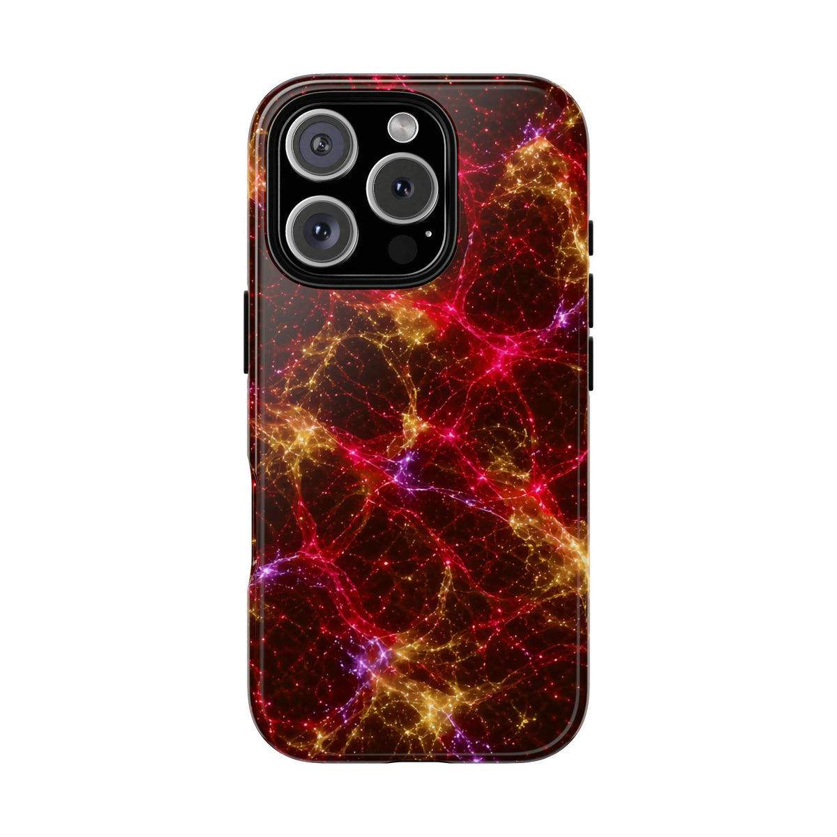 Neon Mycelium - Rainbow Nerve Phone Case