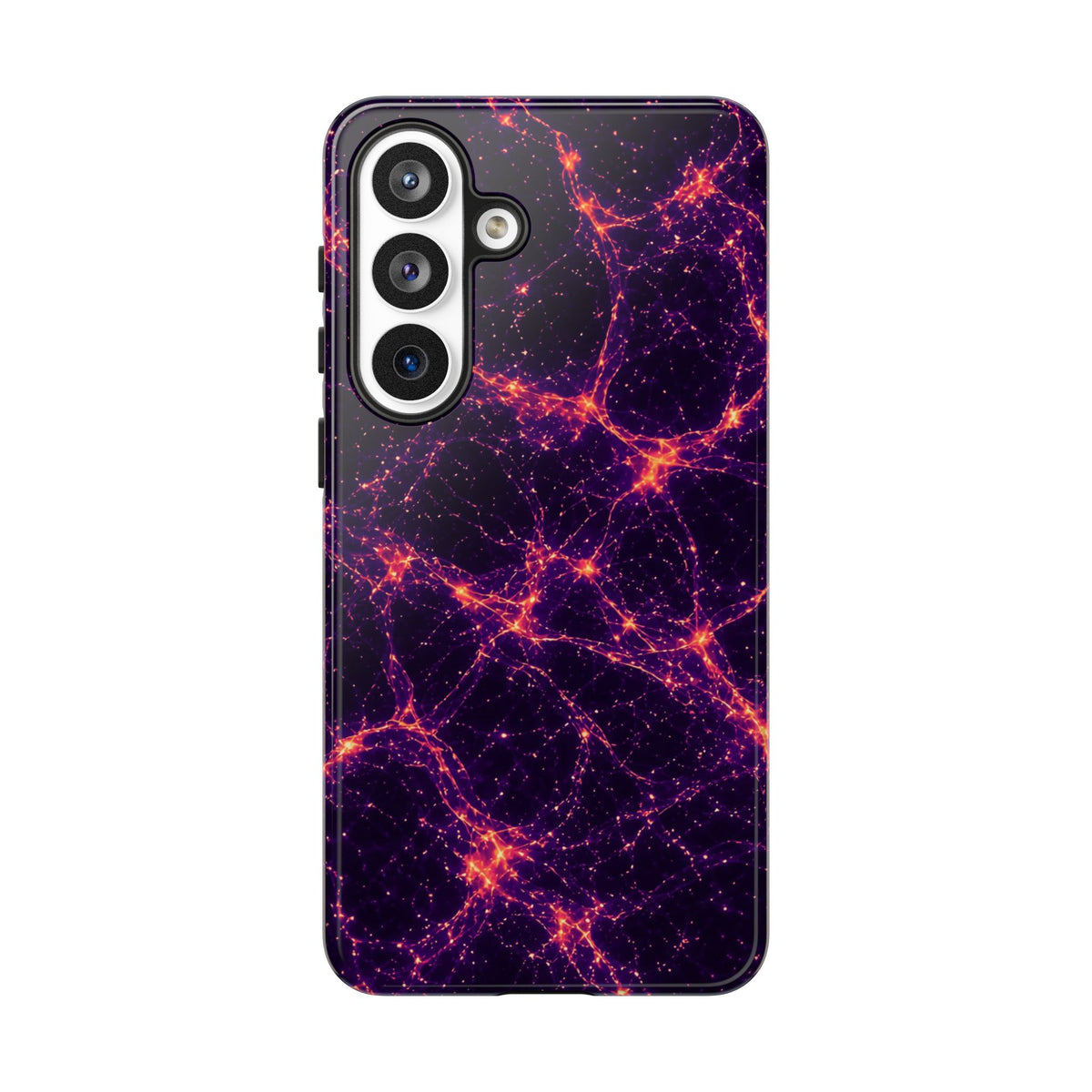 Neon Mycelium - Sunset Synapse Phone Case