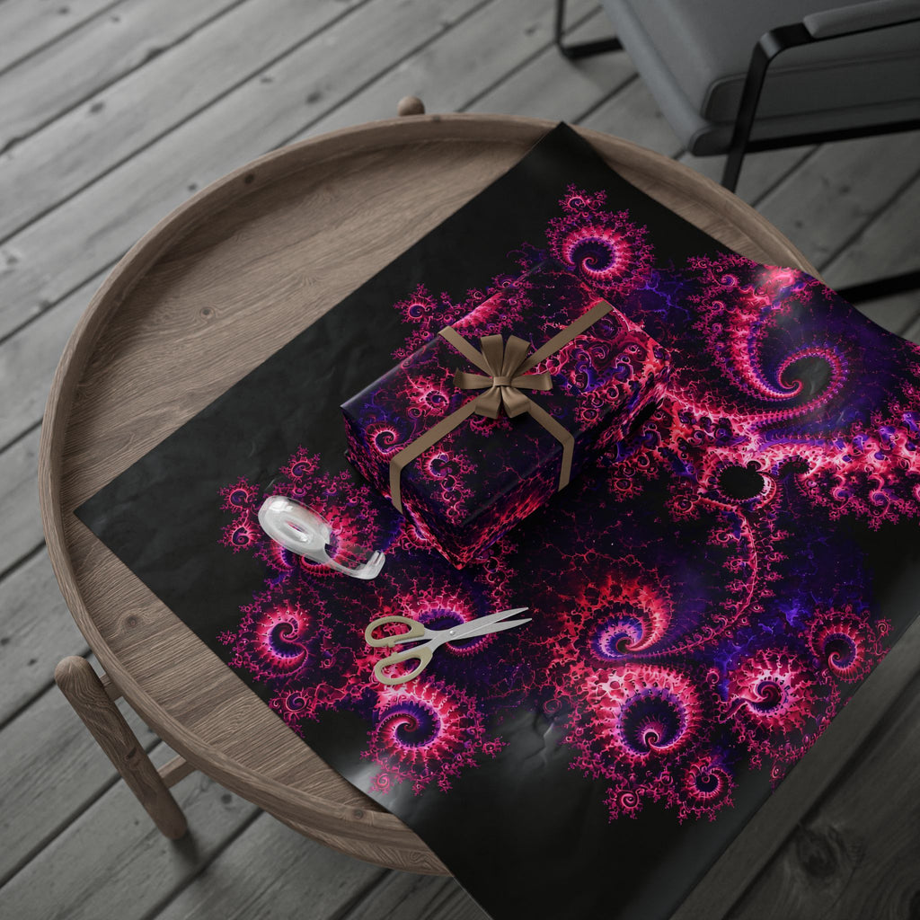 Copper Infinity - Hot Pink & Violet Wrapping Paper