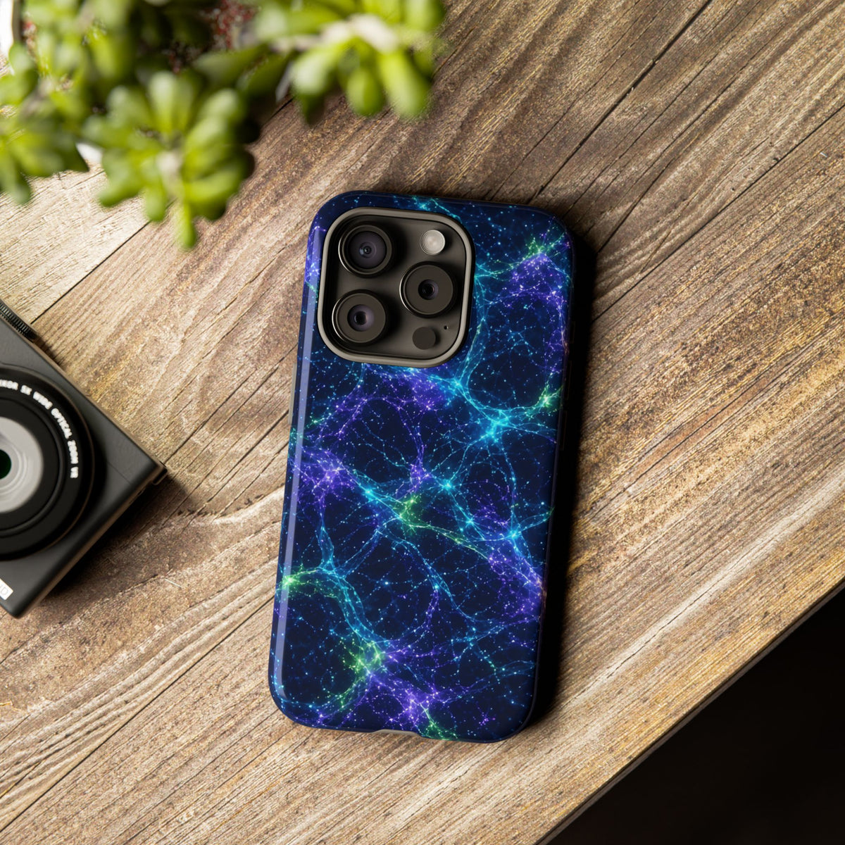Neon Mycelium - Original Glow Phone Case