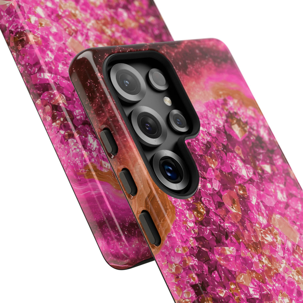 Geode Core - Terracotta Neon Phone Case