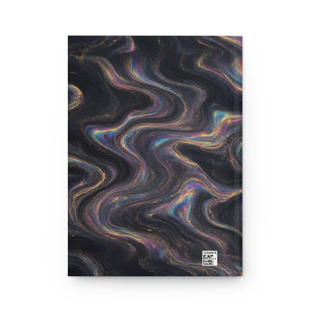 Galaxy Iridescent Marble Hardcover Journal