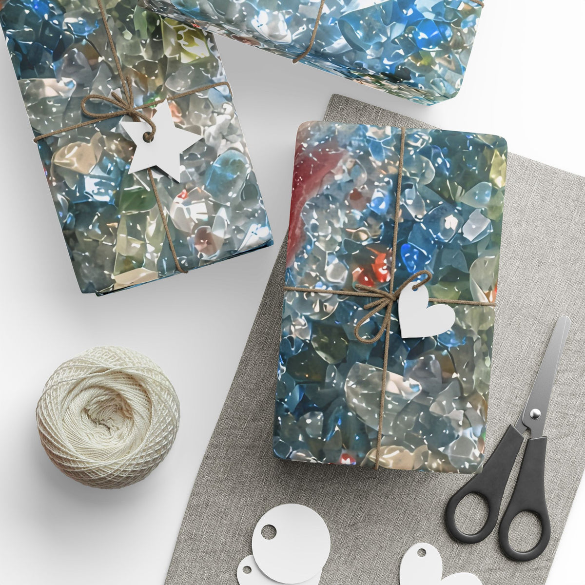Geode Core - Lagoon Wrapping Paper