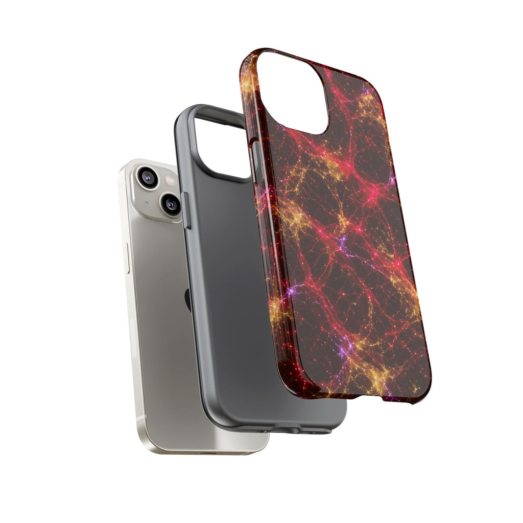 Neon Mycelium - Rainbow Nerve Phone Case