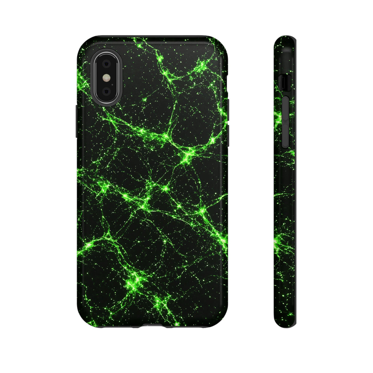 Neon Mycelium - Toxic Lime Phone Case