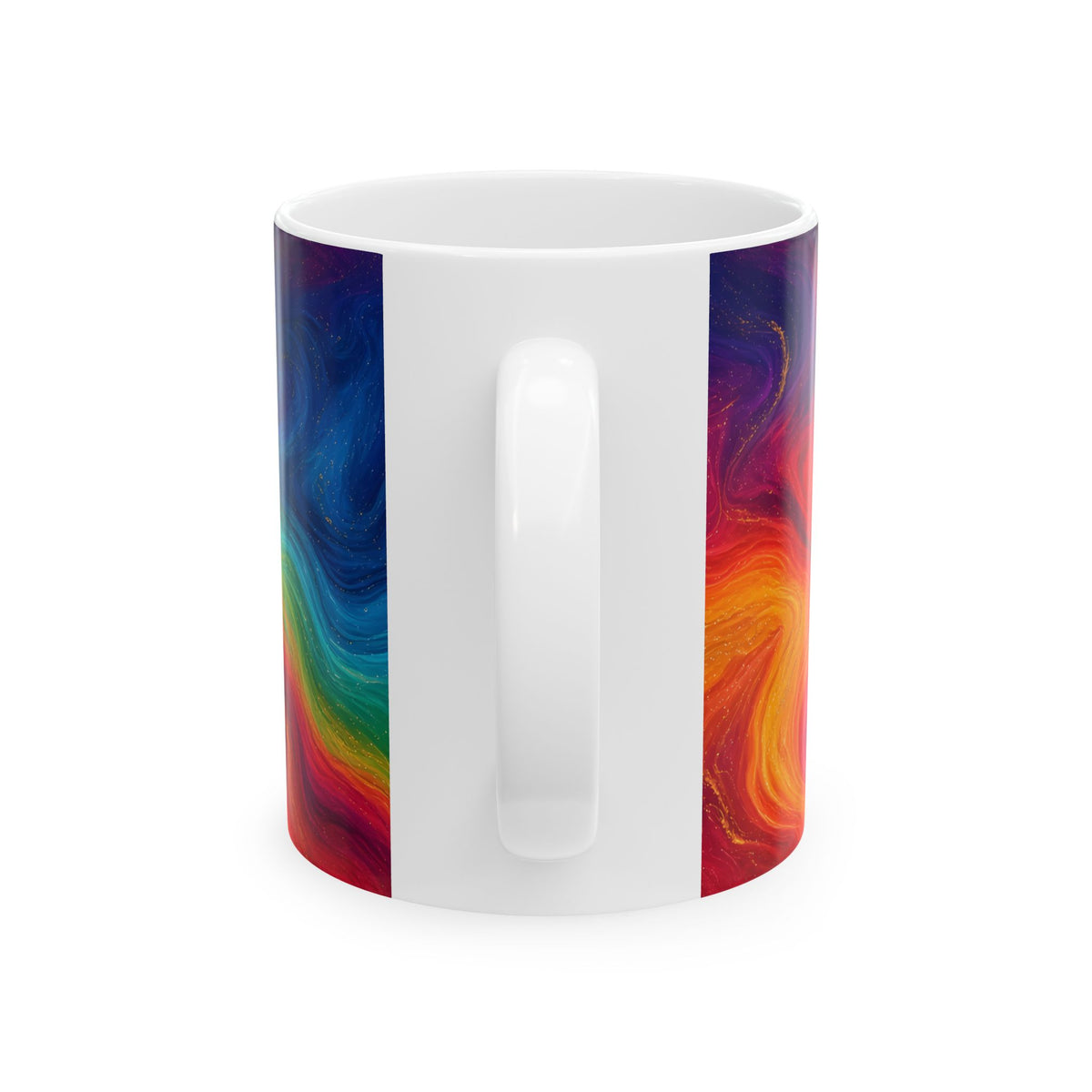 Rainbow Marble Mug