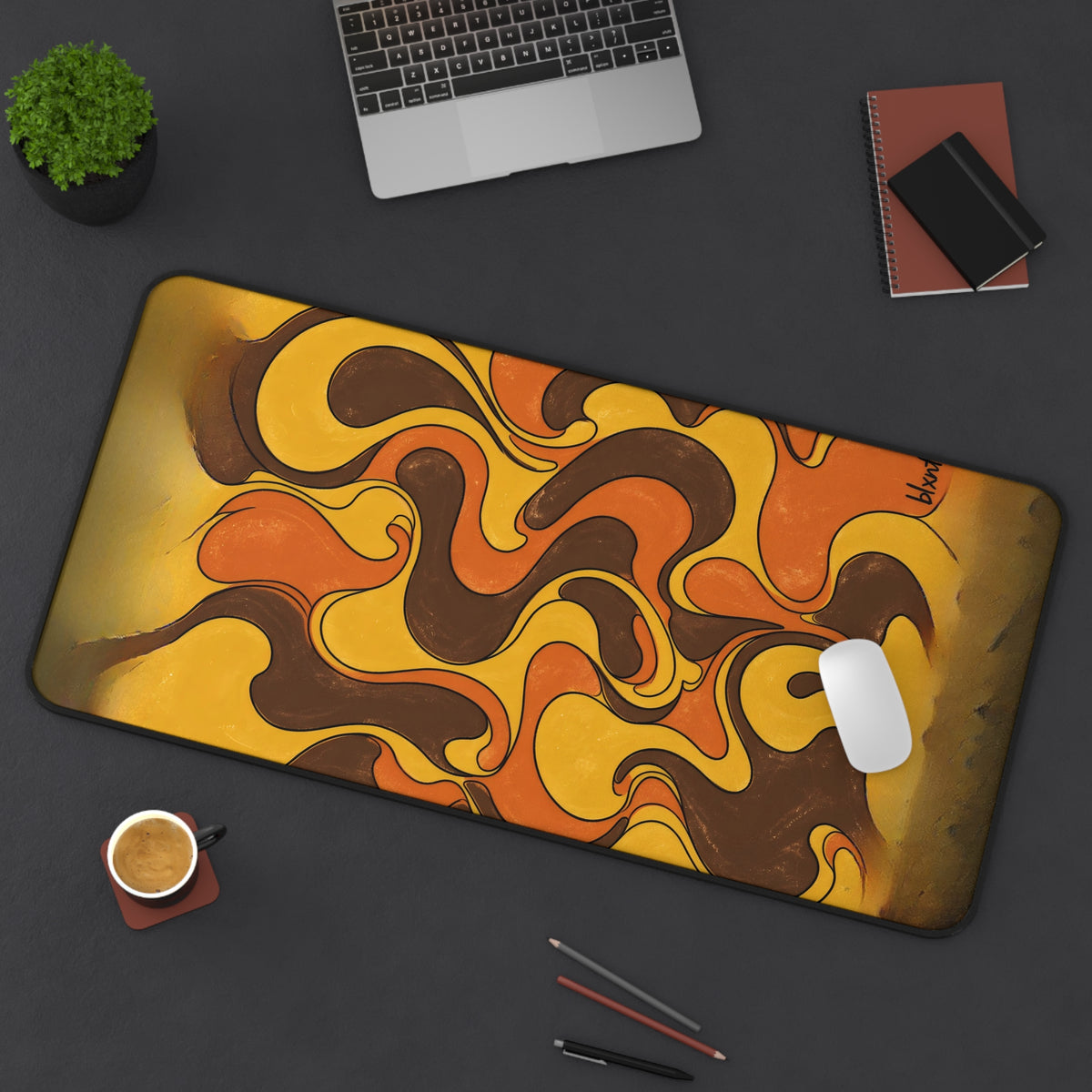 Fillmore Flow - 70s Retro Desk Mat