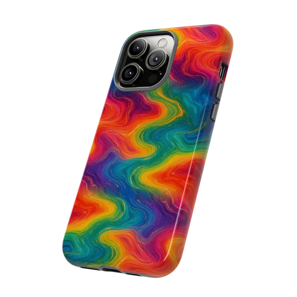 Rainbow Marble Phone Case