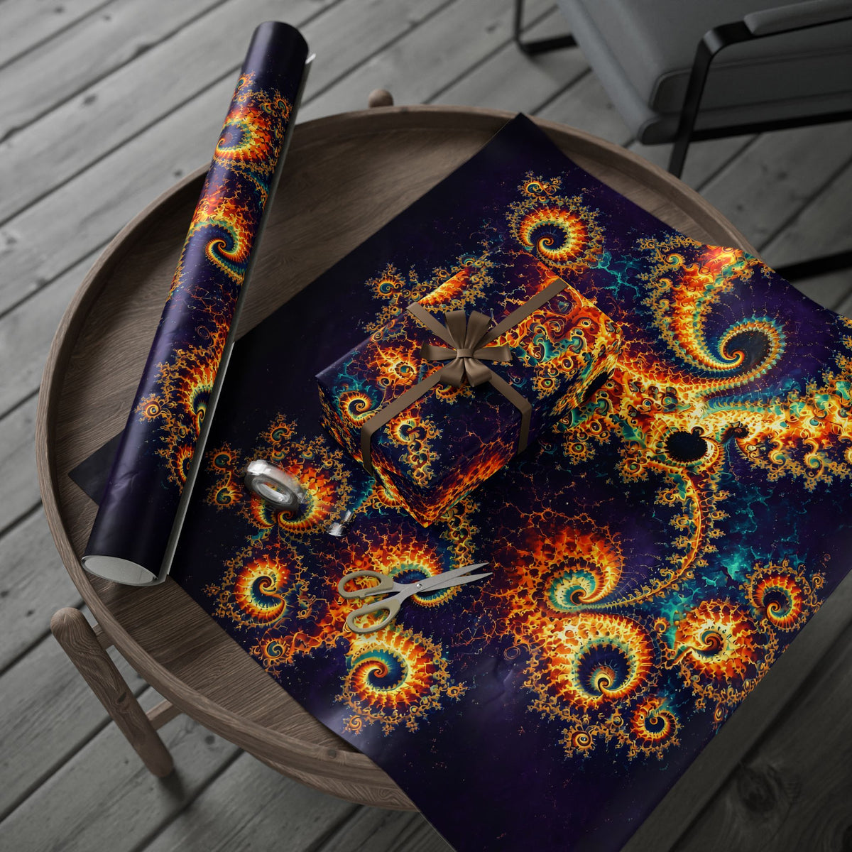 Copper Infinity - Infrared Wrapping Paper