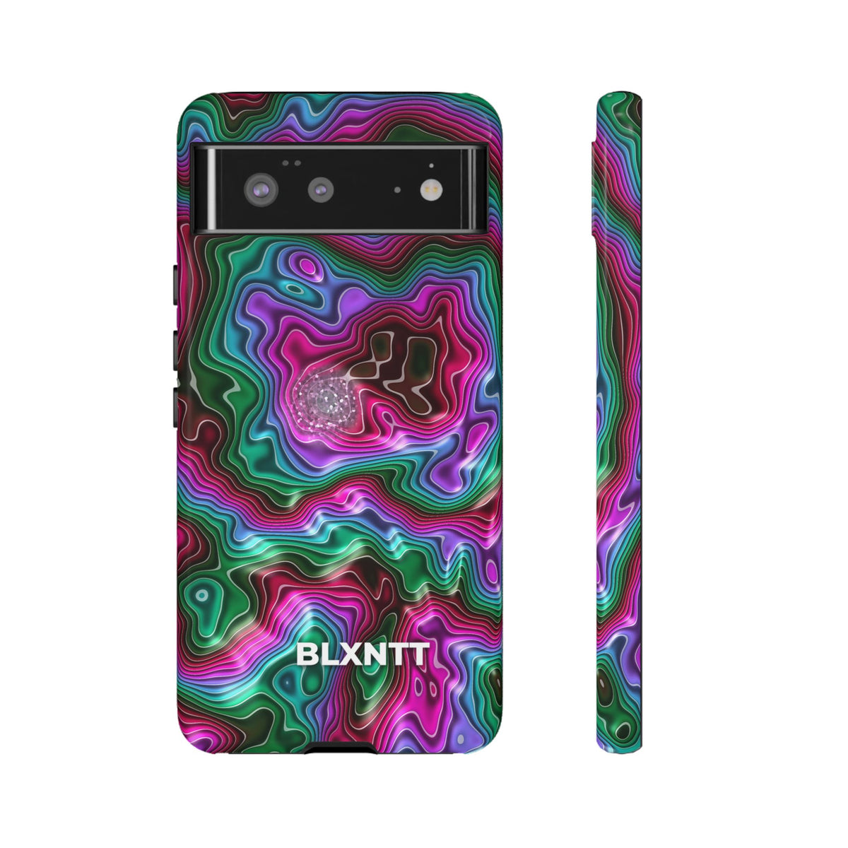 Neon Agate Phone Case