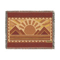 BLXNTT Orange Hippie Woven Blanket #1