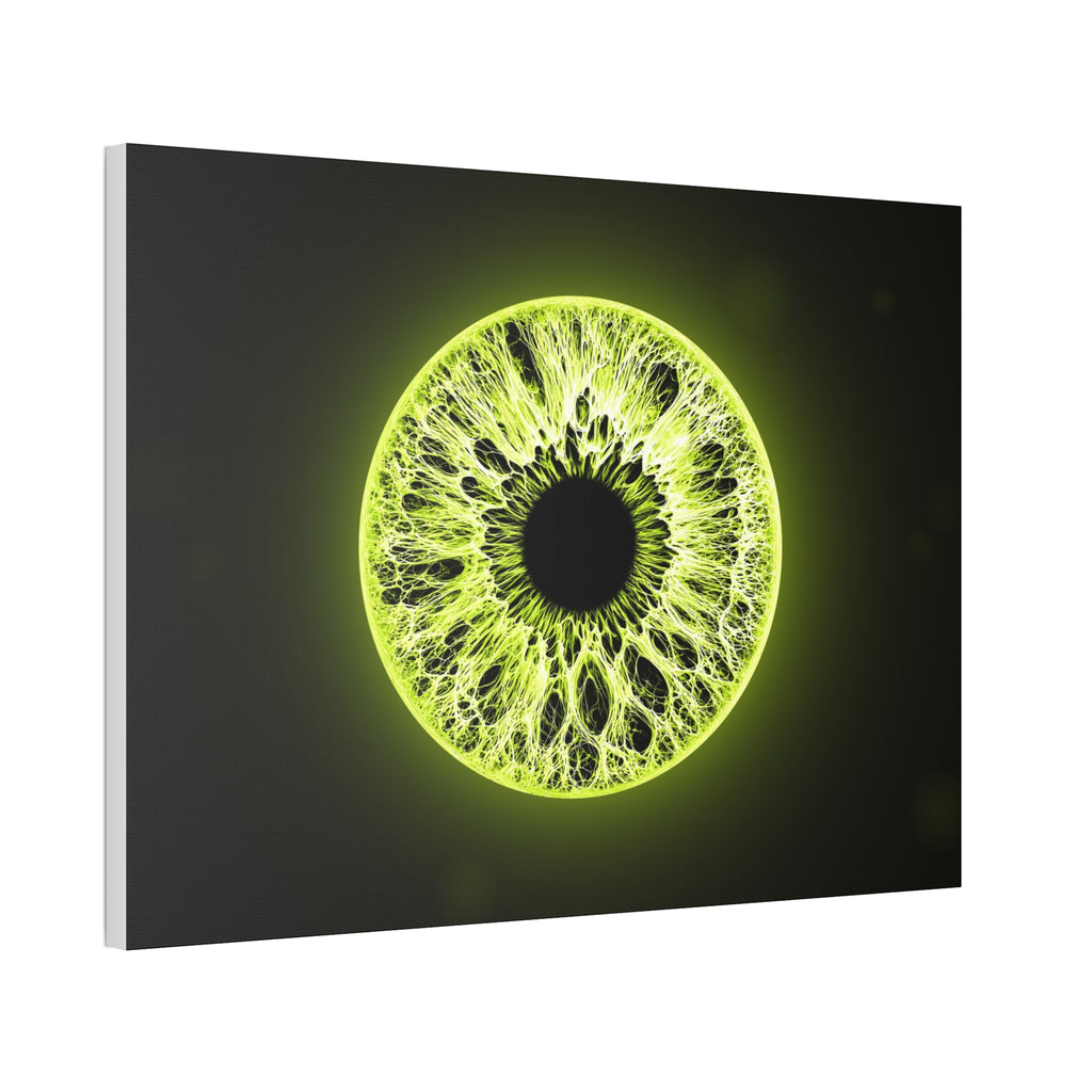 BLXNTT Iris – Lace Web Toxic Chartreuse Glossy Canvas
