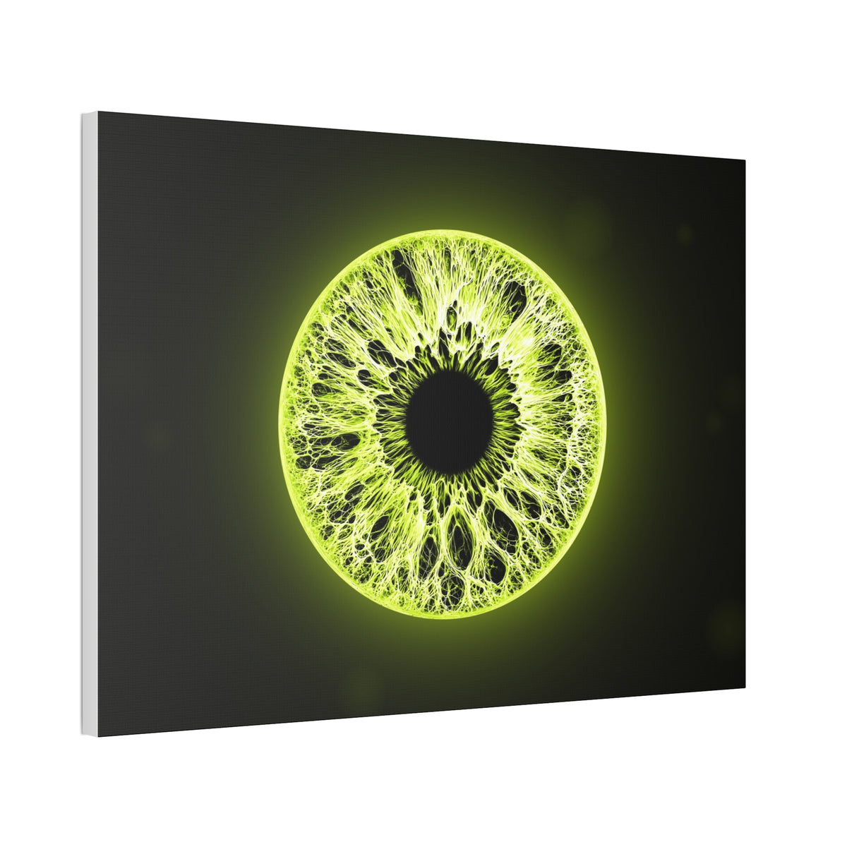 BLXNTT Iris – Lace Web Toxic Chartreuse Glossy Canvas