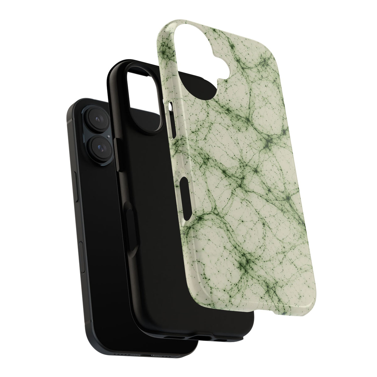 Neon Mycelium - Matcha Latte Phone Case