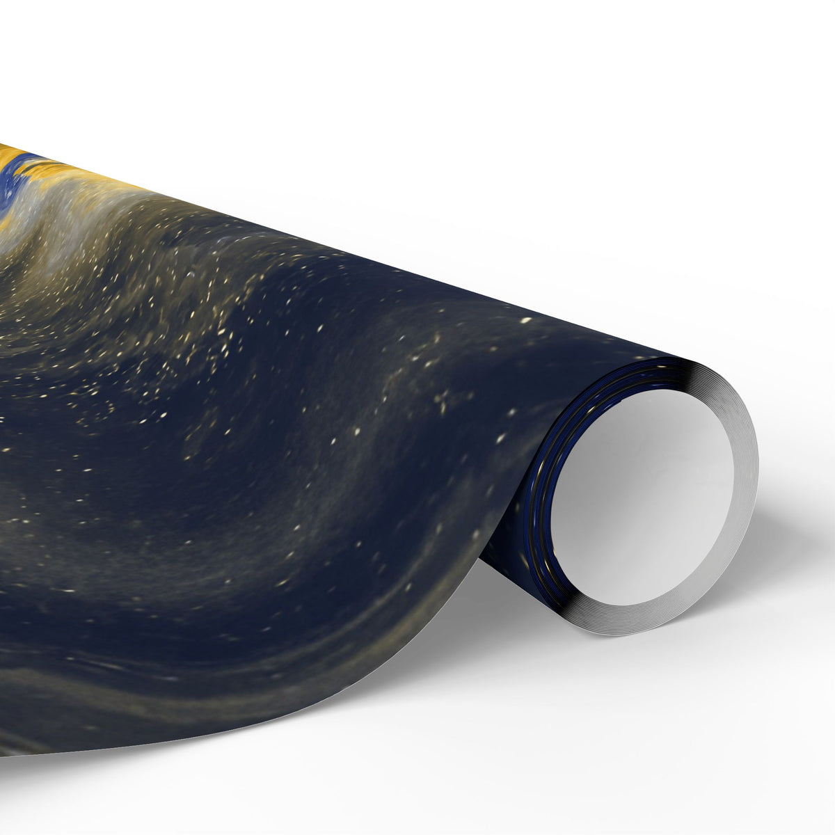 Geode Core - Mustard Navy Wrapping Paper