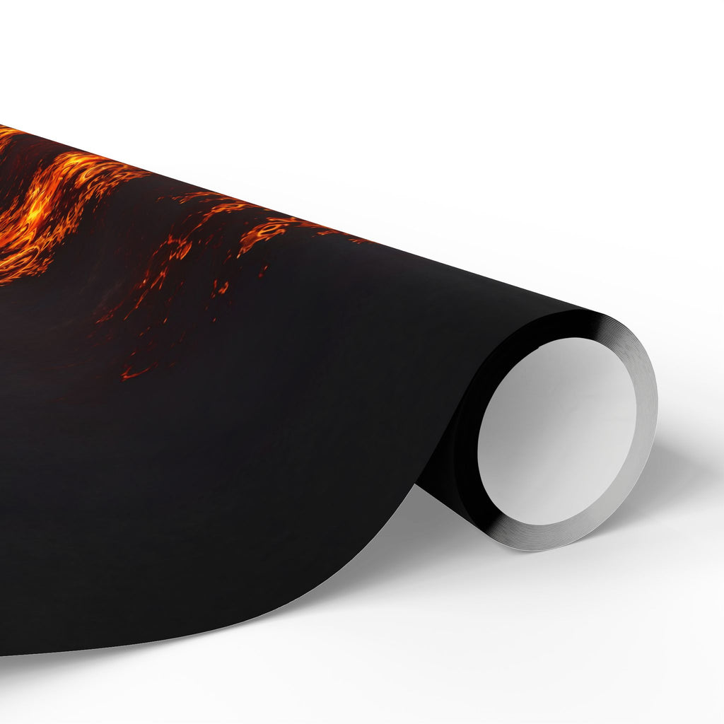 Copper Infinity - Molten Lava Wrapping Paper