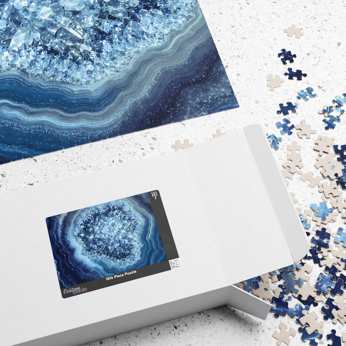 Geode Core - Glacier Jigsaw Puzzle