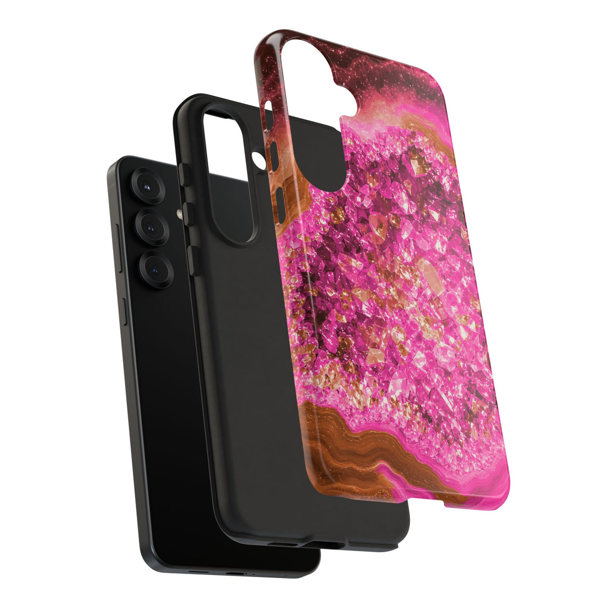 Geode Core - Terracotta Neon Phone Case