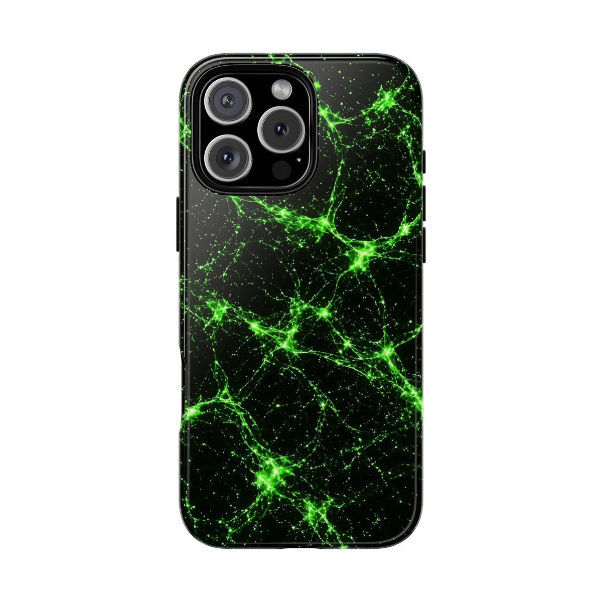 Neon Mycelium - Toxic Lime Phone Case