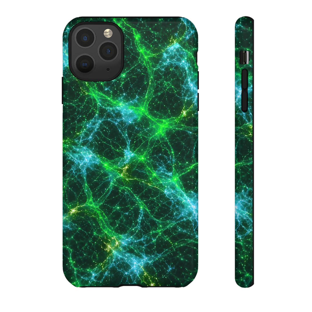 Neon Mycelium - Mermaid Phone Case