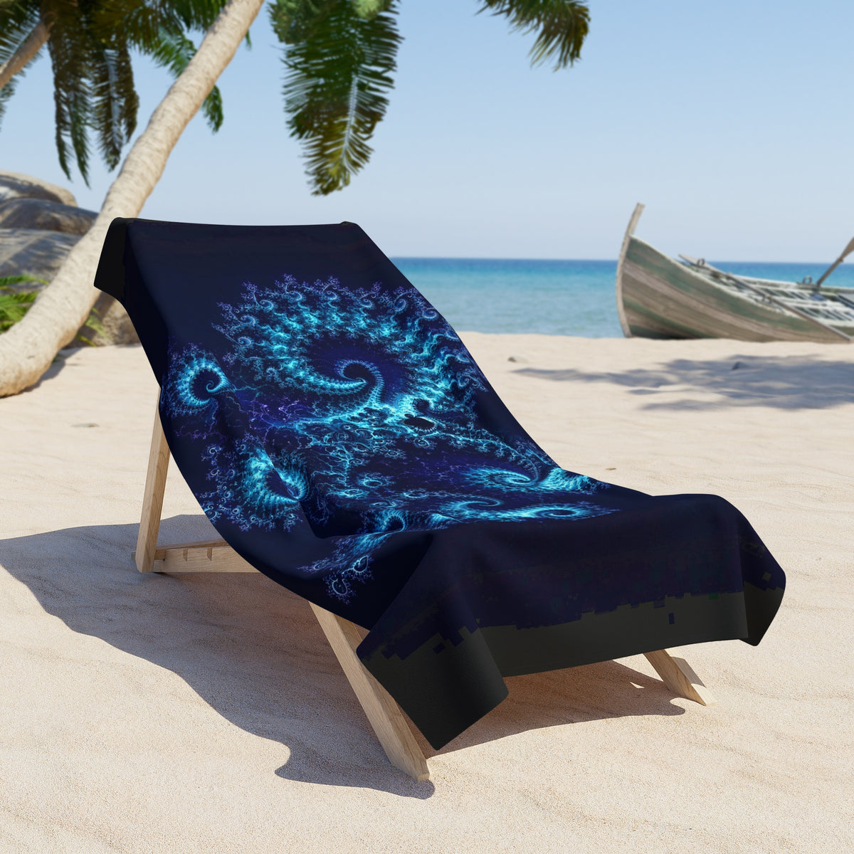 Copper Infinity - Deep Ocean Beach Towel