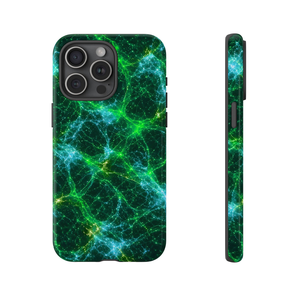Neon Mycelium - Mermaid Phone Case