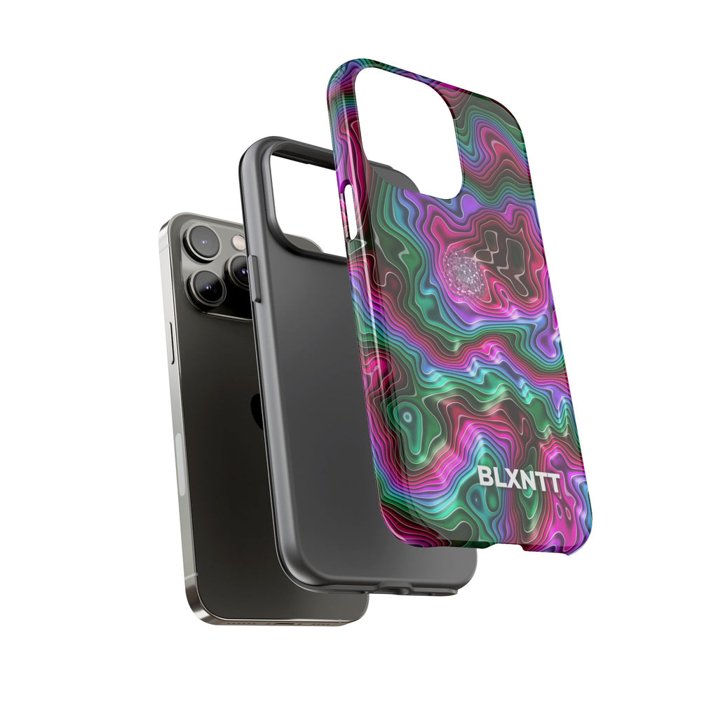 Neon Agate Phone Case