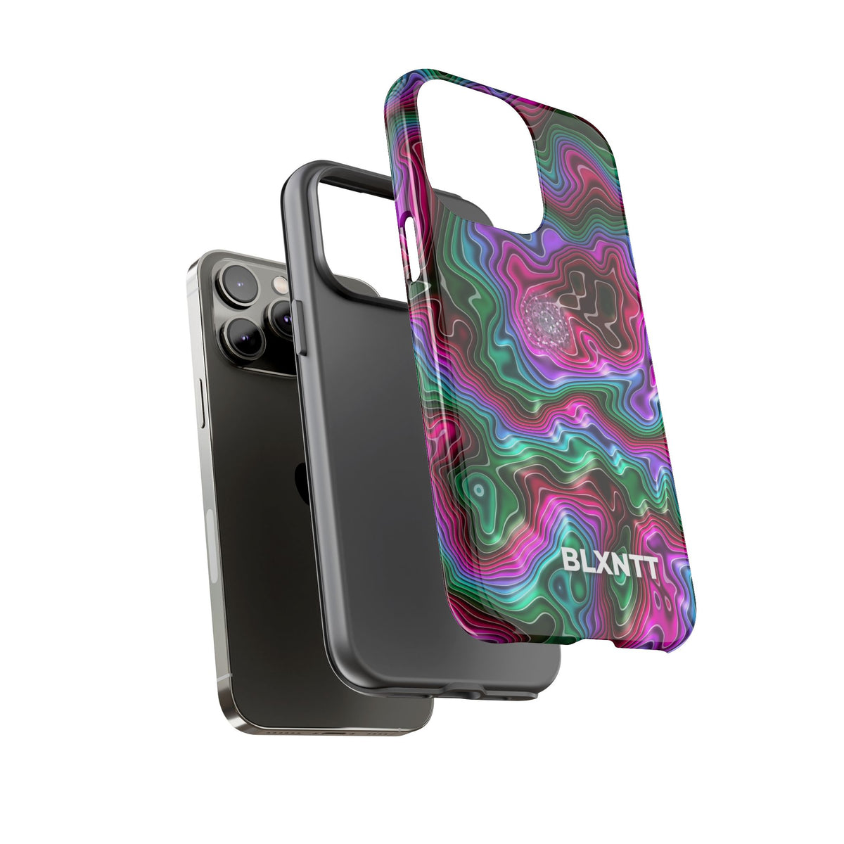 Neon Agate Phone Case