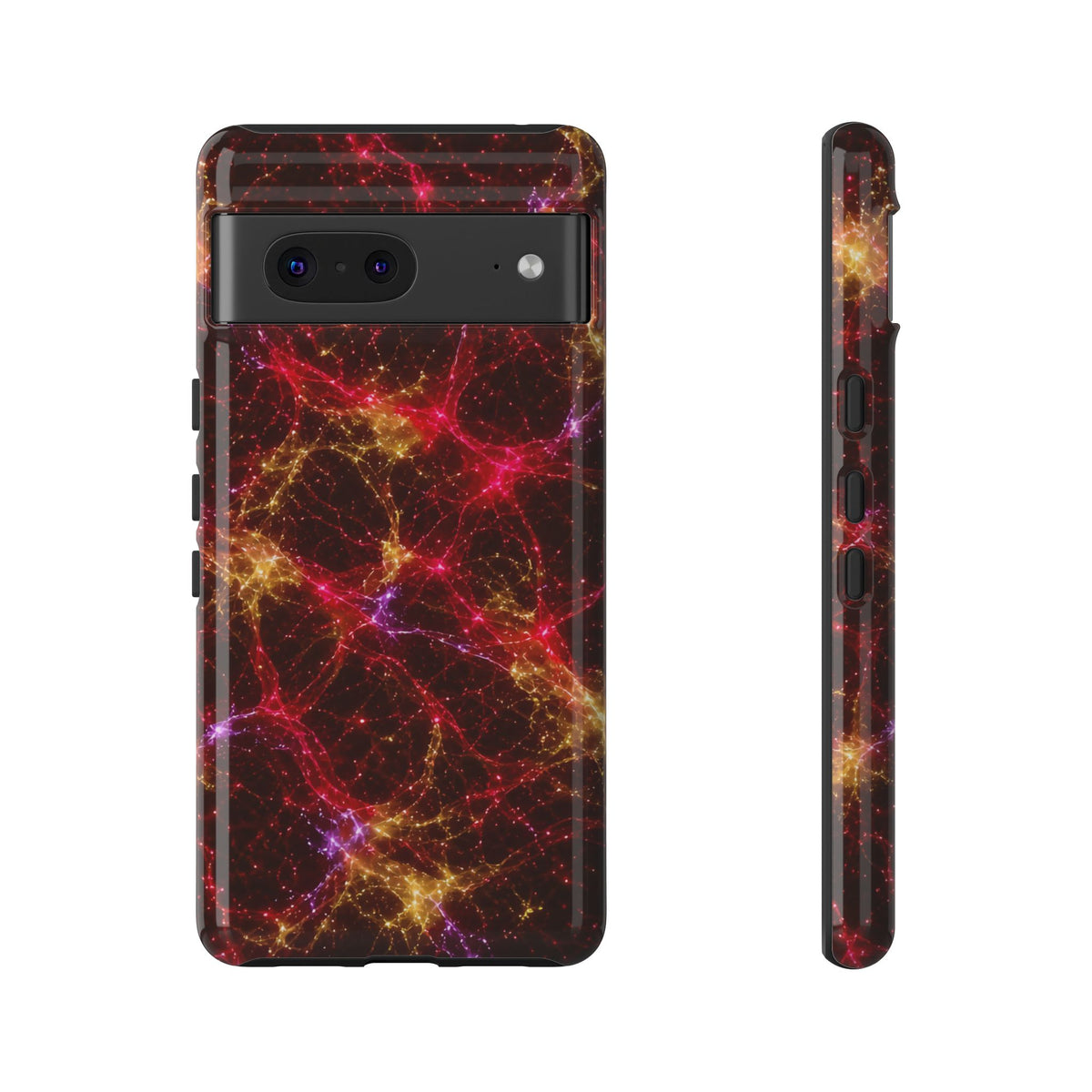 Neon Mycelium - Rainbow Nerve Phone Case