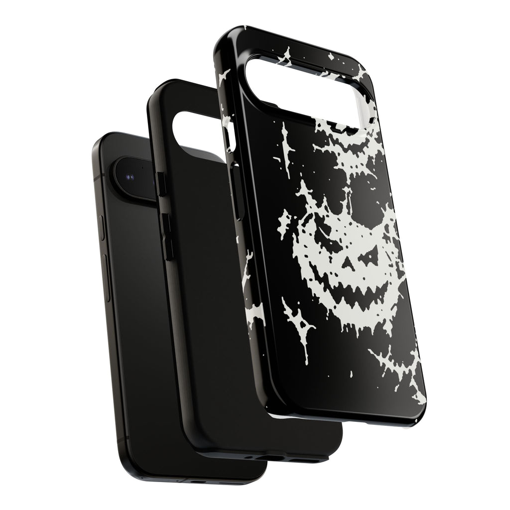 White Spiderweb Pumpkin Phone Case