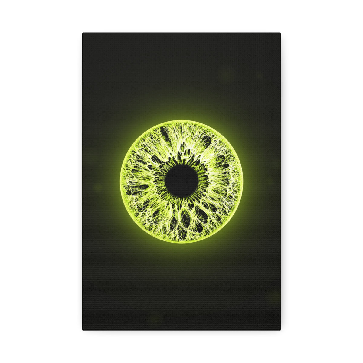BLXNTT Iris – Lace Web Toxic Chartreuse Glossy Canvas