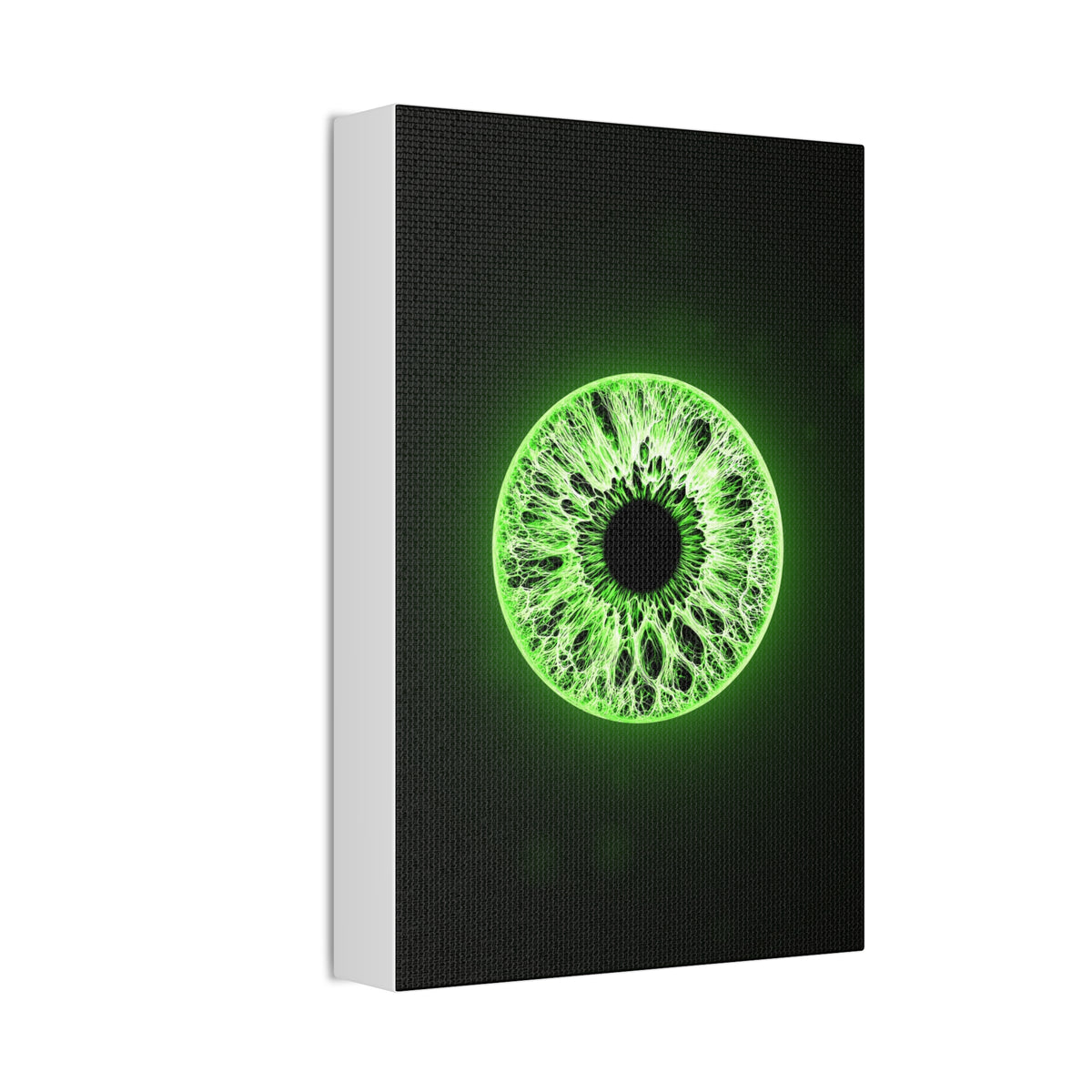 BLXNTT Iris – Lace Web Lime Shock Glossy Canvas