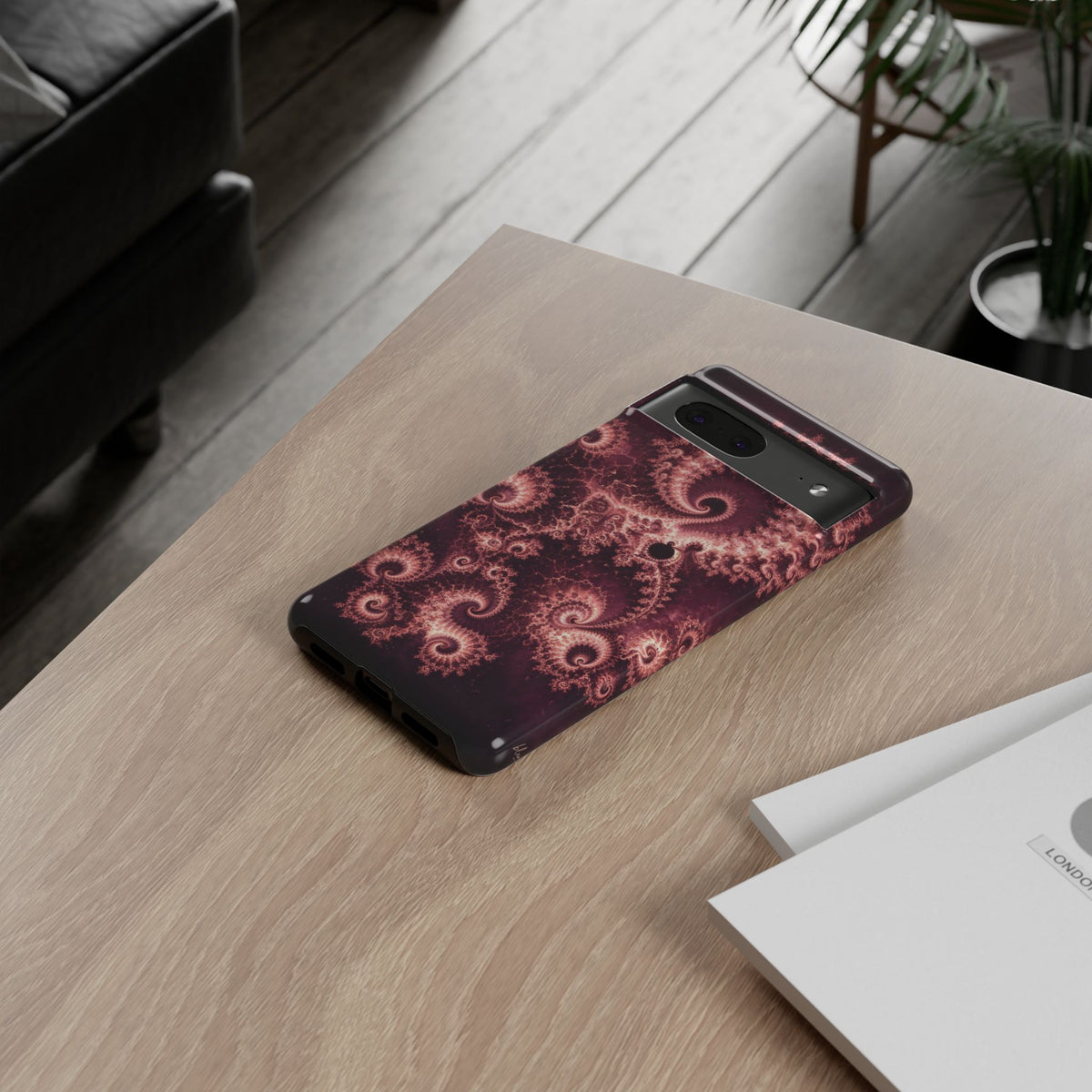Copper Infinity - Rose Quartz Phone Case