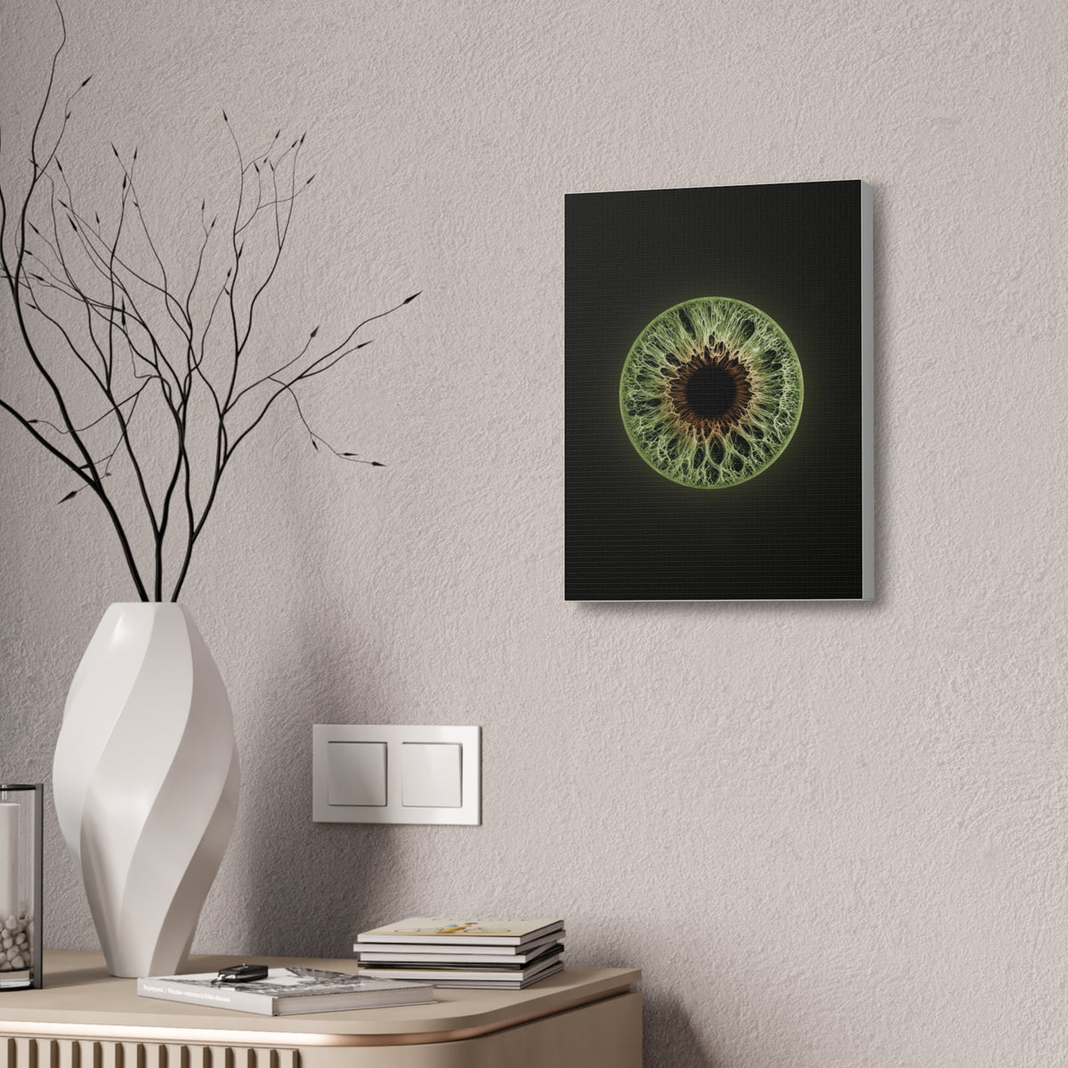 BLXNTT Iris – Lace Web Hazel Glossy Canvas