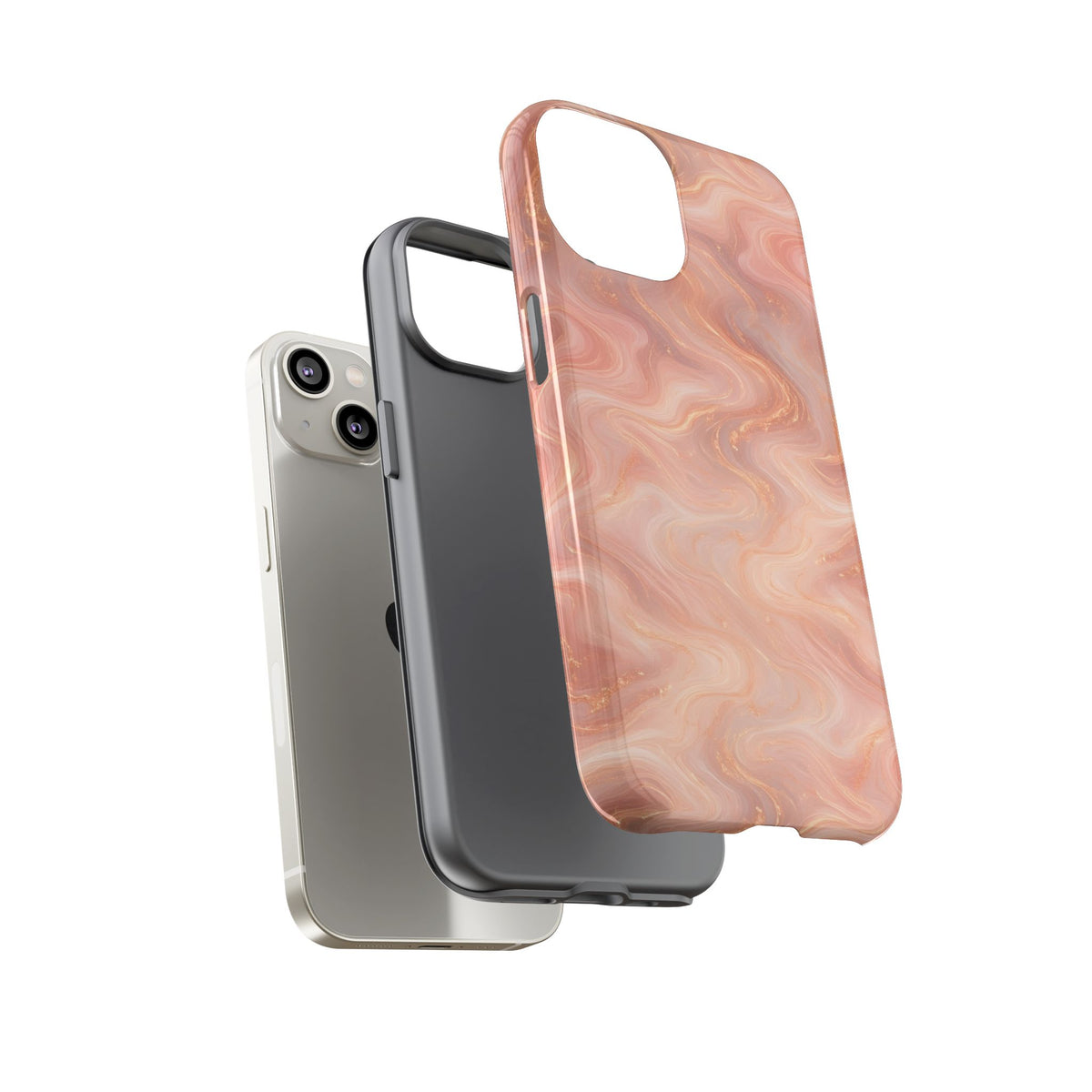 Rose Gold Marble Phone Case